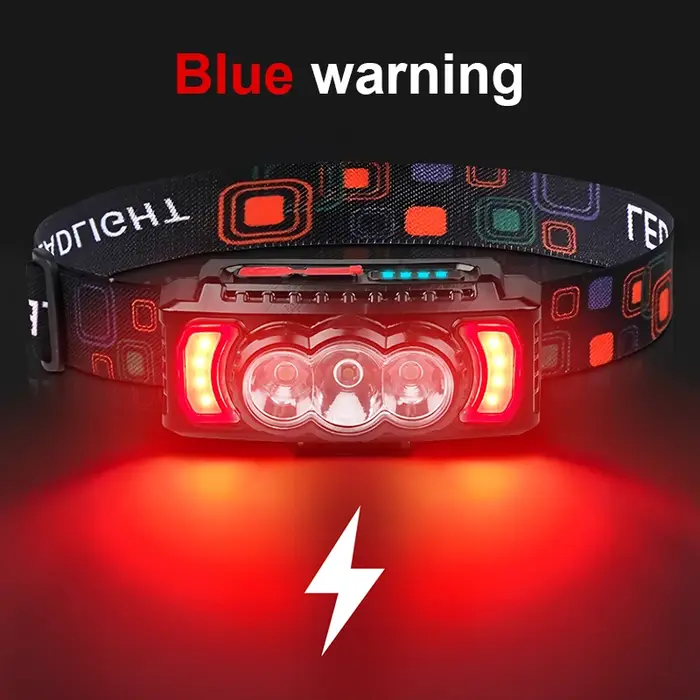 Lampe frontale LED rechargeable par USB