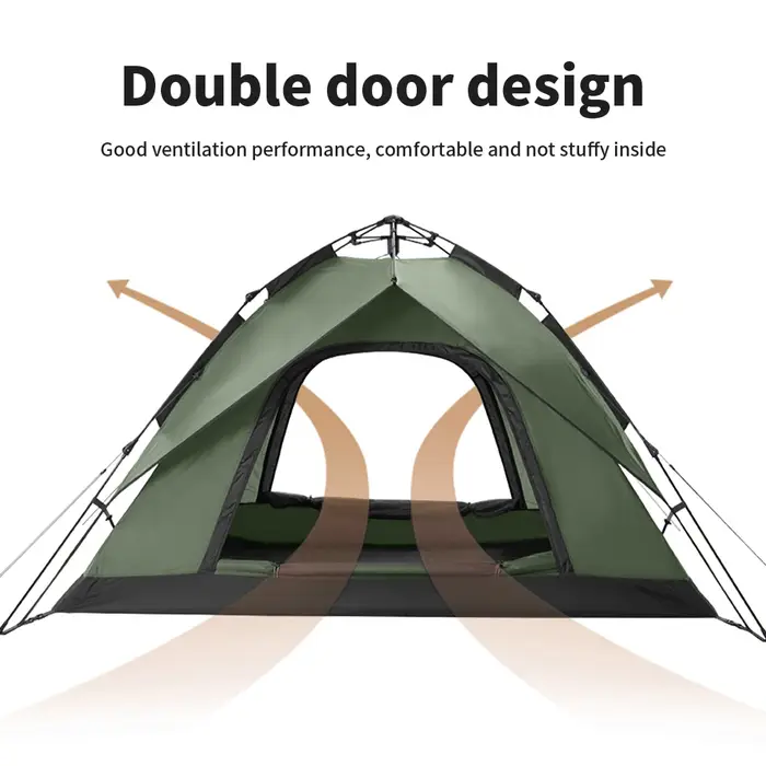 Natureifa-Tente de camping ultralégère, étanche, automatique, portable, 3 saisons, randonnée en plei