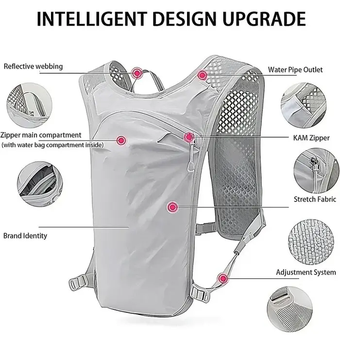 Gilet d'hydratation de course 5L