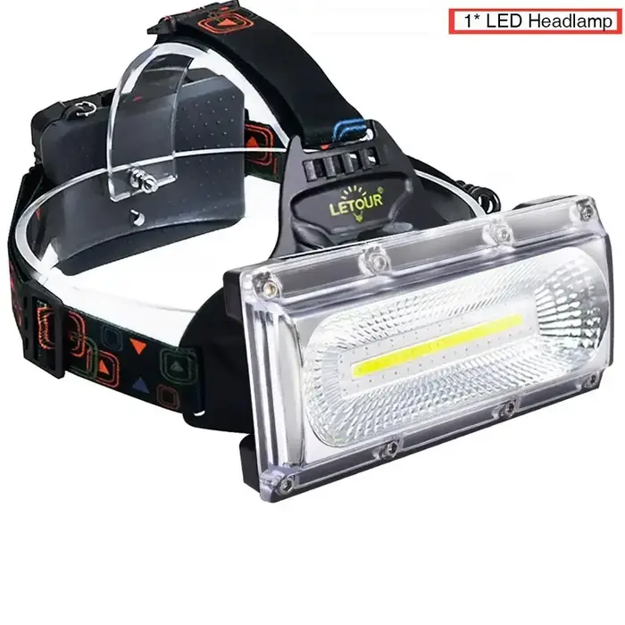 Lampe frontale LED professionnelle 1800 lumens