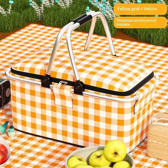 Sac de pique-nique isotherme portable et épaissi