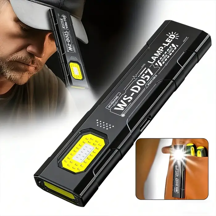 Lampe de poche LED COB Type C
