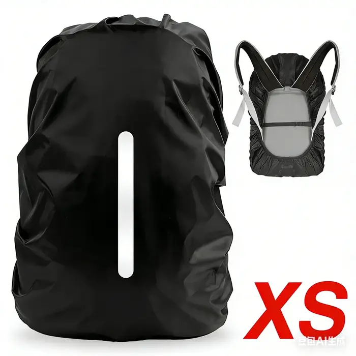 Housse de pluie pour sac à dos, imperméable, ultralégère, réfléchissante, portable, pour les voyages