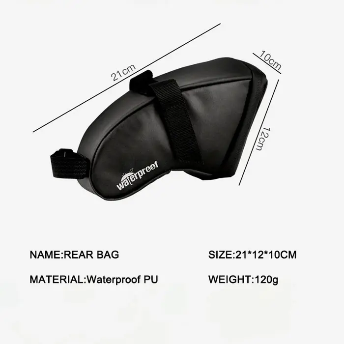 Sac imperméable en PU pour vélo