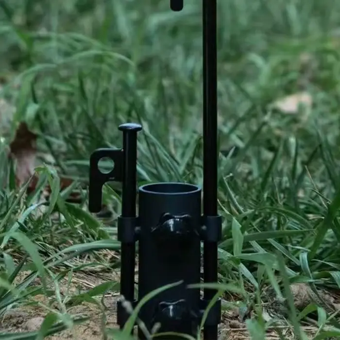 Accessoires fixes de plafond pour tente de Camping en plein air, bâche d'auvent, fixateur de poteau de Camp, équipement, tige de Support, Tube de fixation, outils d'extérieur, 1 pièce