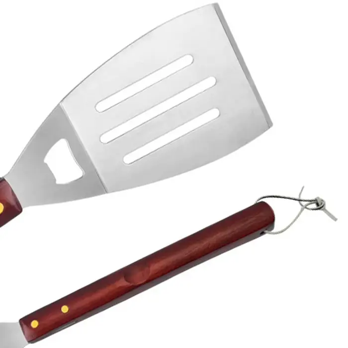 Kit de grillades à manche en bois