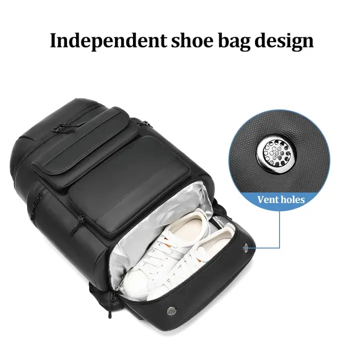 Sac à dos de voyage étanche de grande capacité pour hommes