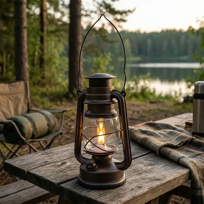 Lanterne de camping vintage à LED