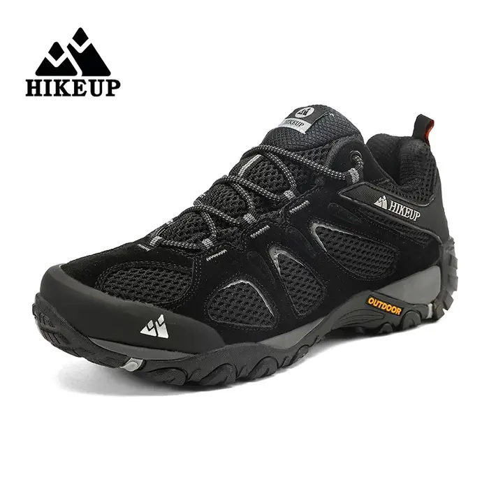 HIKEUP-Chaussures de Randonnée Respirantes Résistantes aux Éclaboussures pour Homme, pour l'Escalade