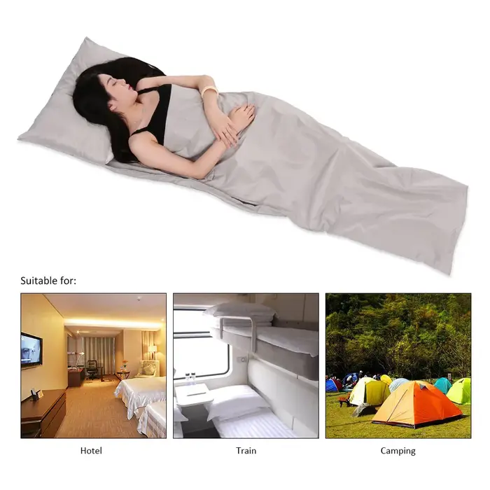 TOMSHOO voyage en plein air hôtel sac de couchage Camping randonnée Polyester Pongee sac