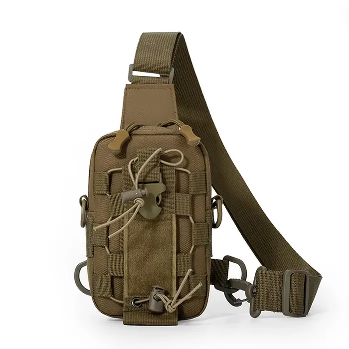 Sac de poitrine multifonctionnel, sac porte-bouteille, sac à eau à dos incliné, sac de cyclisme, sac de poitrine professionnel pour le camping et les activités de plein air