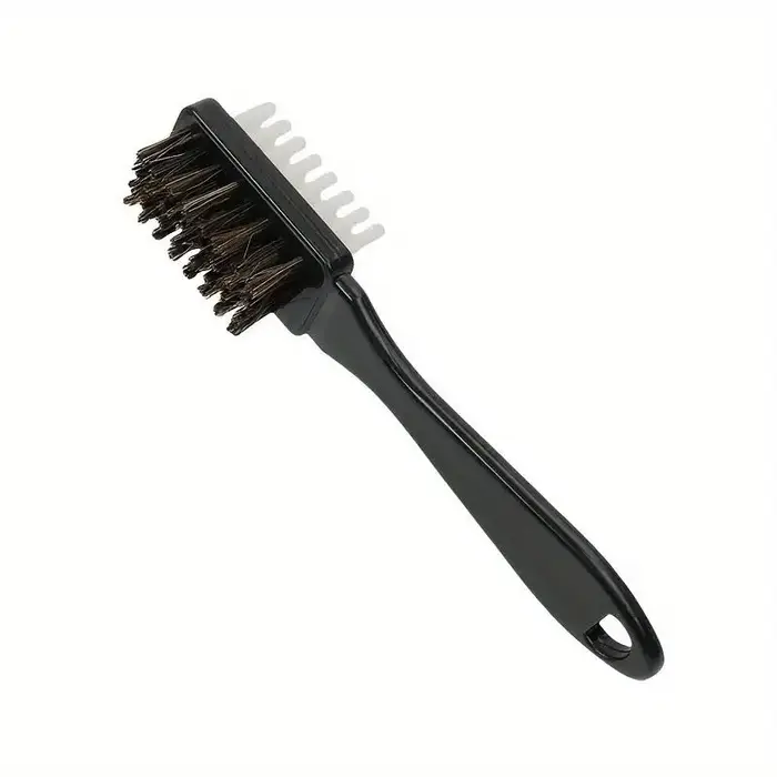 Kit de brosse de nettoyage pour chaussures 2 en 1 à double extrémité avec gomme - Plastique durable pour bottes en daim