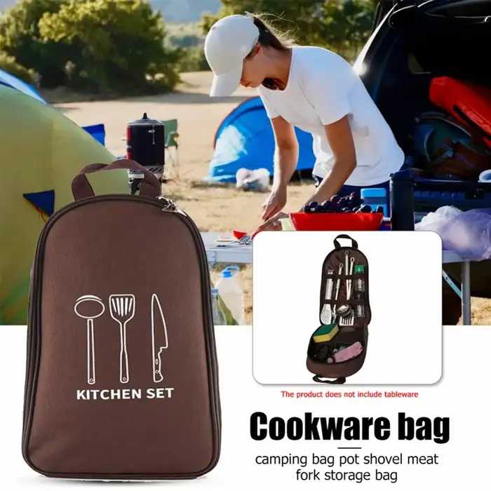 Sac de rangement portable pour ustensiles de cuisine