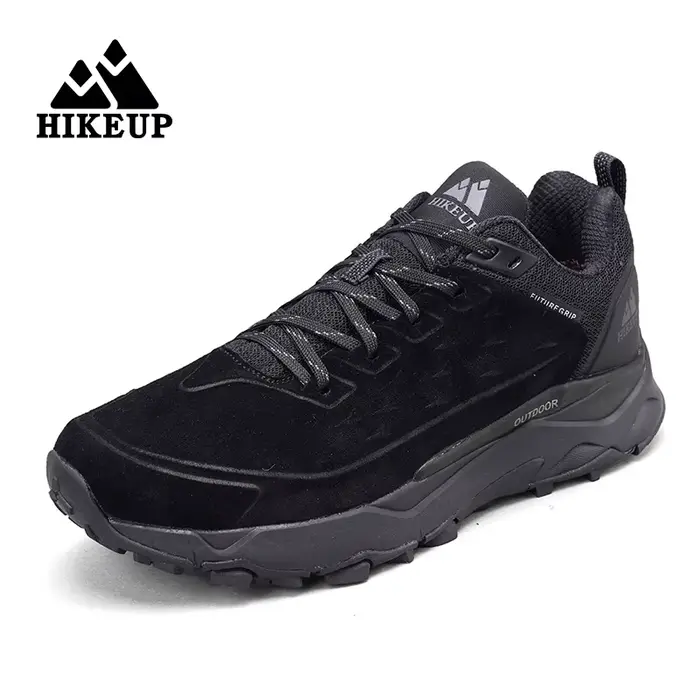 HIKEUP chaussures de randonnée pour hommes Sports de plein air Camping chasse marche chaussure daim 