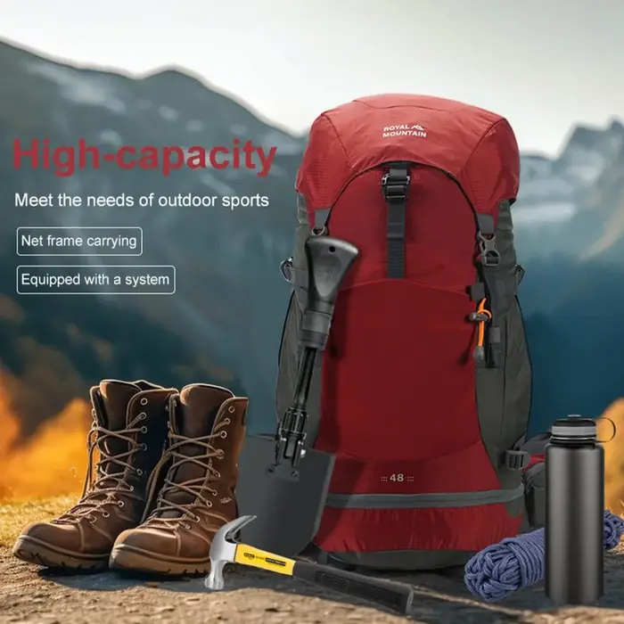 Sac à dos de camping 48L pour hommes
