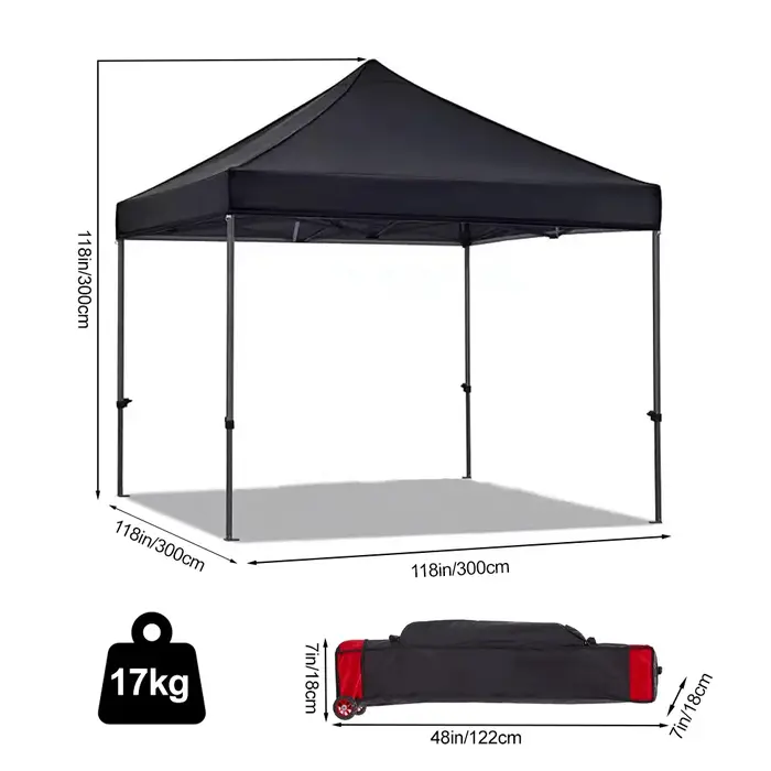 Tente à baldaquin pop-up 3x3m