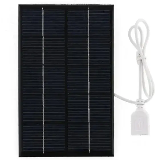 Pour l'urgence extérieure USB 5-35W chargeur Portable étanche panneau solaire peut être fixé sac à d