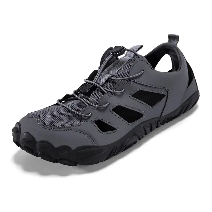 Chaussures aquatiques amphibies à bout large pour hommes - Sandales de randonnée pour hommes, sandal
