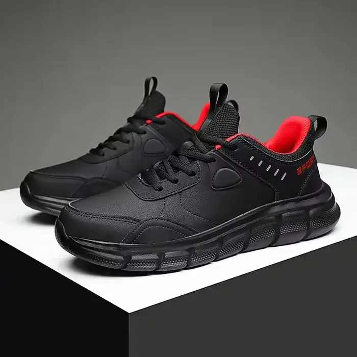 Hommes chaussures de randonnée nouveau cuir coupe-vent léger Simple polyvalent Jogging