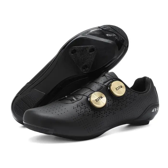 Chaussures de cyclisme pour hommes, sportives, avec crampons pour VTT et route, unisexe, de course, professionnelles, baskets de vélo, mode, en caoutchouc, plates, tout-terrain