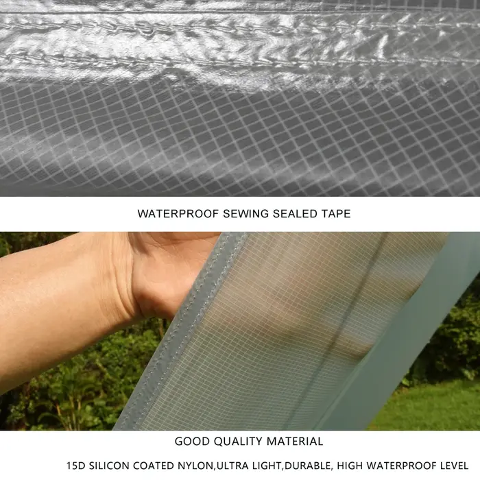 Bâche de tente ultralégère imperméable en Nylon