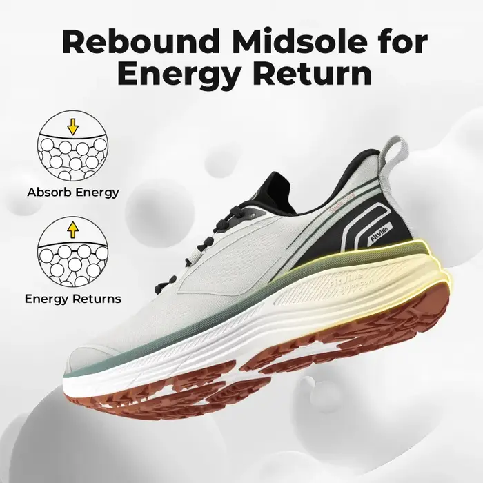 Chaussures de marche pour hommes Fitville, design large, baskets, chaussures de tennis amorties, cha