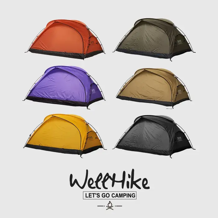 Tente portable de camping WELLHIKE MINIMAL pour une ou deux personnes
