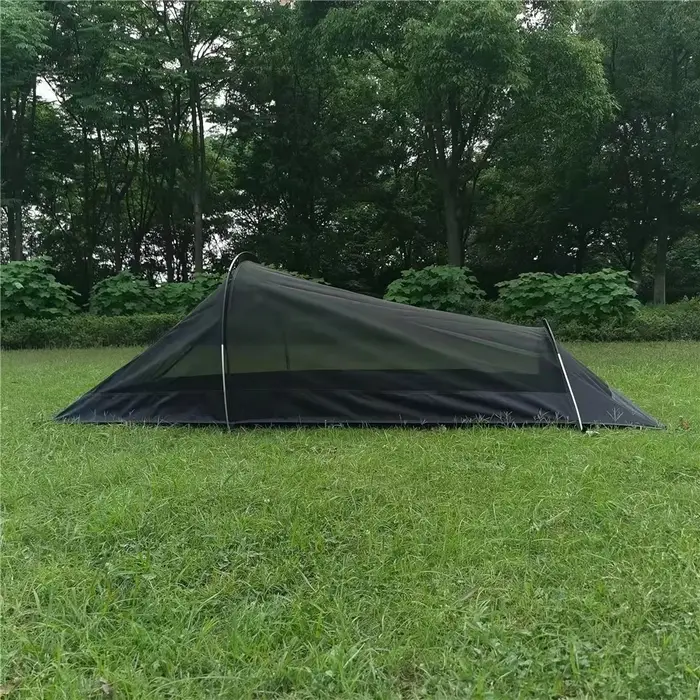 Tente de bivouac personnelle pour une personne, légère, tente pour une personne avec sac de transport, tente tunnel, pluie, 1.3kg