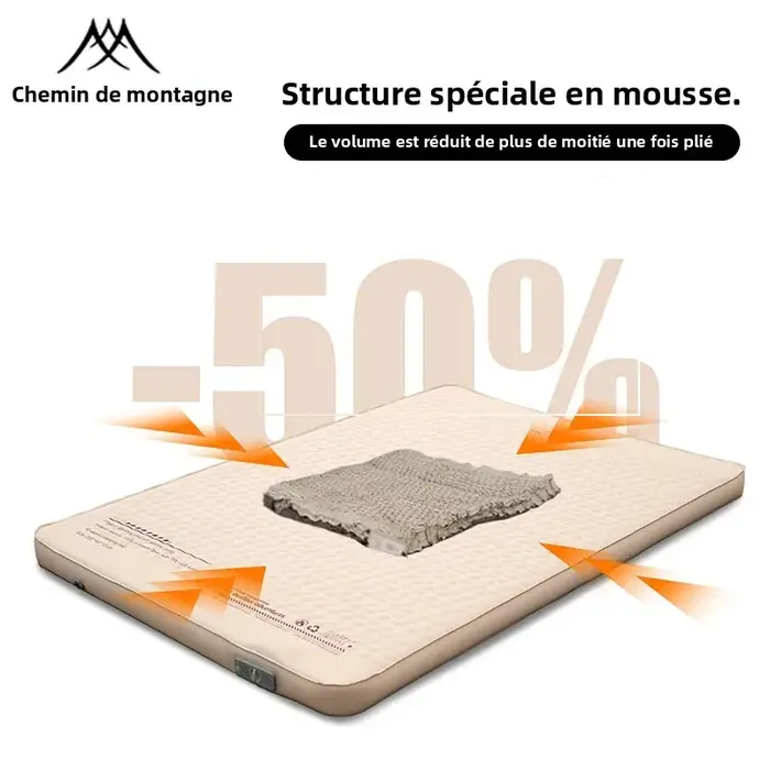 Matelas gonflable Mountainhiker édition améliorée 10 cm de hauteur