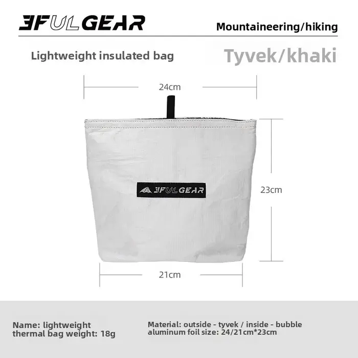 3F UL GEAR UHMWPE sac de refroidissement ultraléger Portable feuille d'aluminium sac thermique isolé