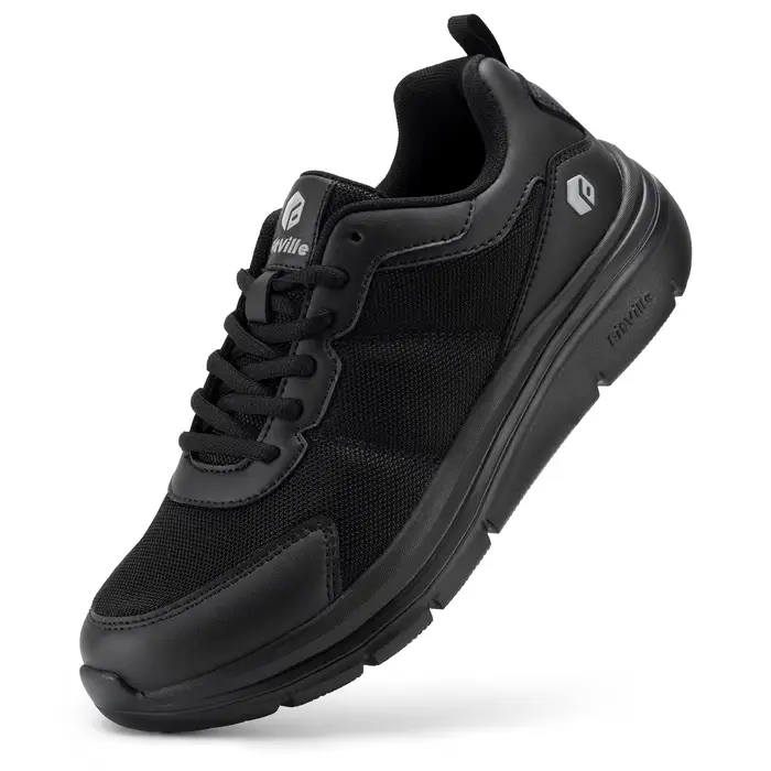 Chaussures de marche élargies 2E pour hommes, légères et respirantes, à coussin, soulage la douleur 