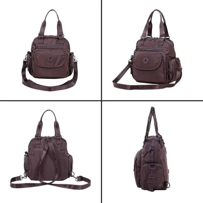 Sac à dos polyvalent et léger pour femmes, sac à bandoulière unisexe multi-poches, sacs Preppy léger