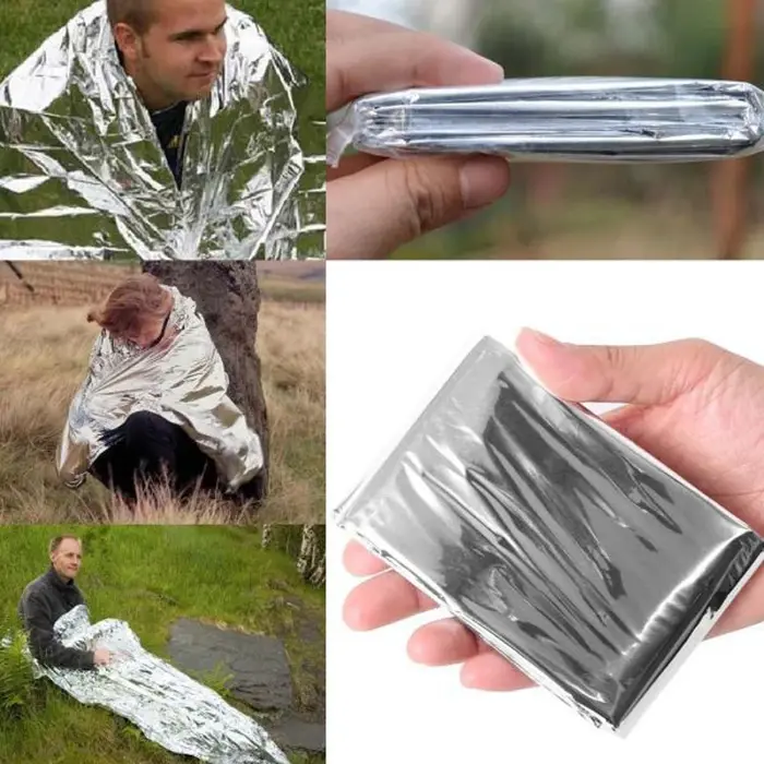 Couverture émergente Mylar thermique