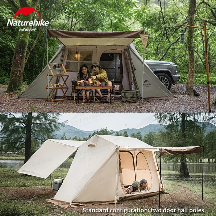 Tente Naturehike Village 5.0 Ridge avec jupe de protection contre la neige