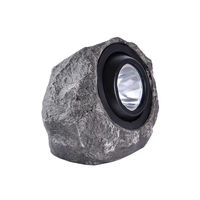 Lampe solaire d'extérieur créative en forme de pierre, lampe de pelouse, lampe de jardin, lampe de projection décorative étanche