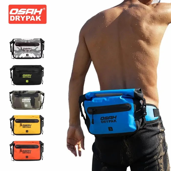 OSAH 3L sac de taille multifonctionnel étanche en plein air plage randonnée voyage Camping outils Pack cyclisme moto