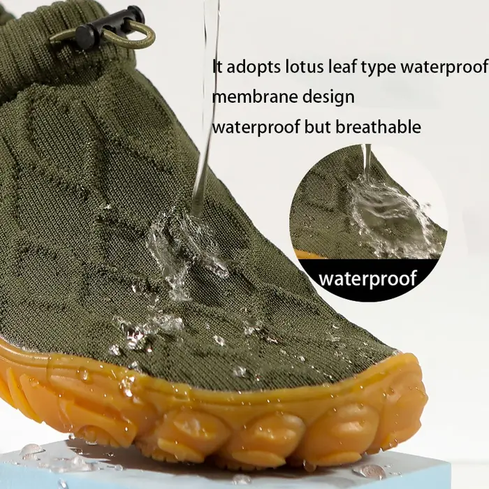 Chaussures de randonnée imperméables pieds nus pour hommes et femmes