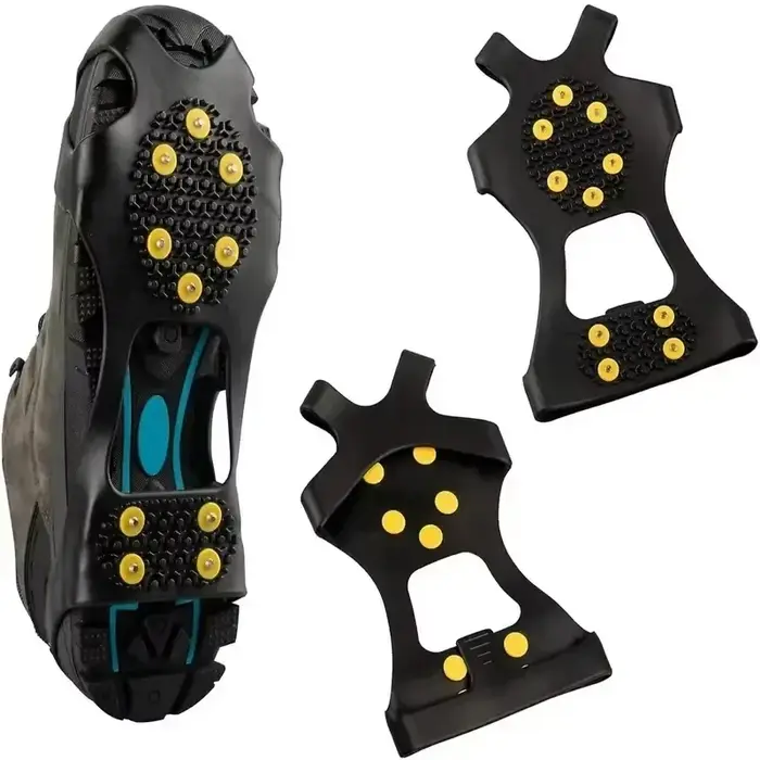 Crampons pour chaussures et bottes, pour hommes et femmes, antidérapants pour la neige, la boue, la 