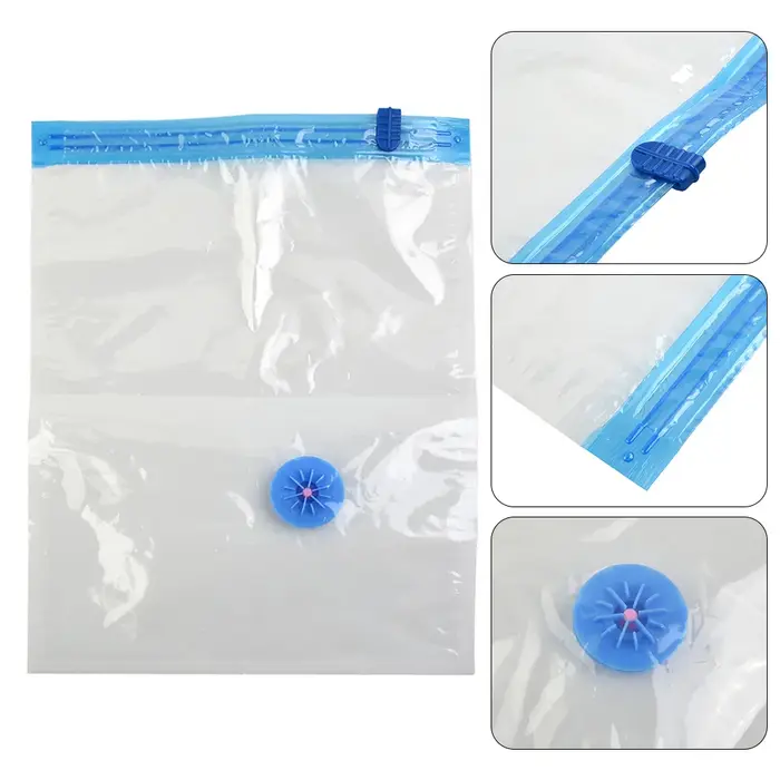 Sac de rangement sous vide avec valve