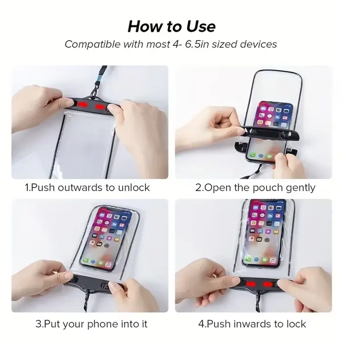 Étui de téléphone étanche