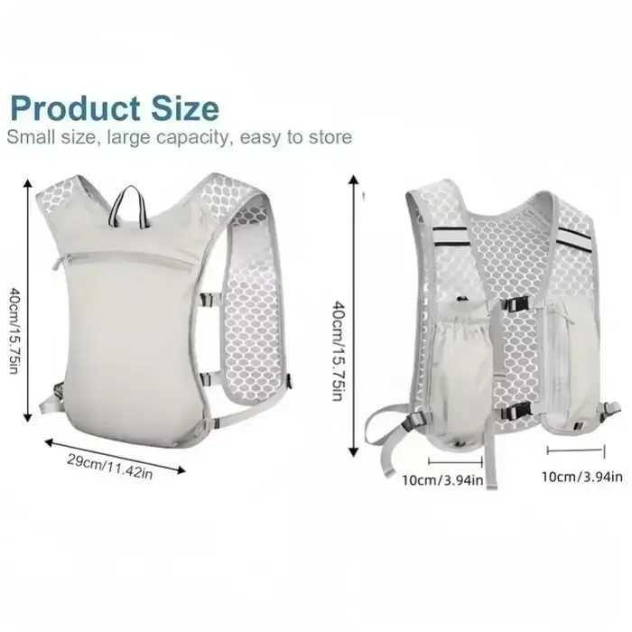 Sac à dos d'hydratation léger pour les sports de plein air - Porte-eau ergonomique pour la course à pied, le cyclisme, la marche et le kayak