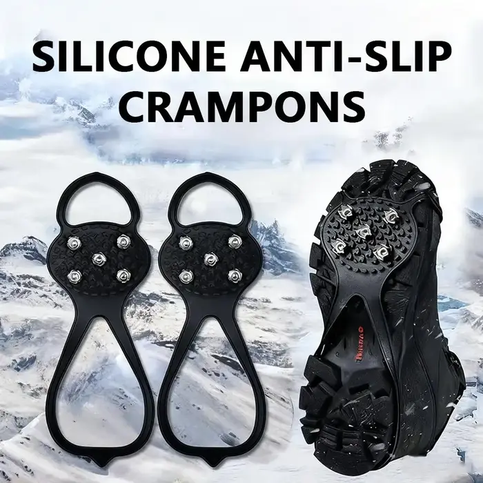 Chaussures antidérapantes à 5 clous pour Camping