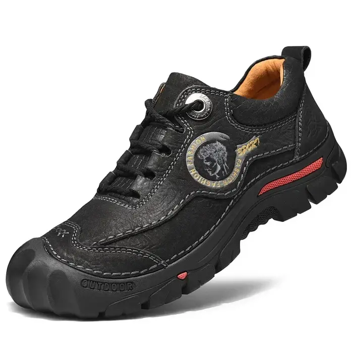 Chaussures de randonnée de Camping en plein air pour hommes, baskets de sport en cuir véritable, cha