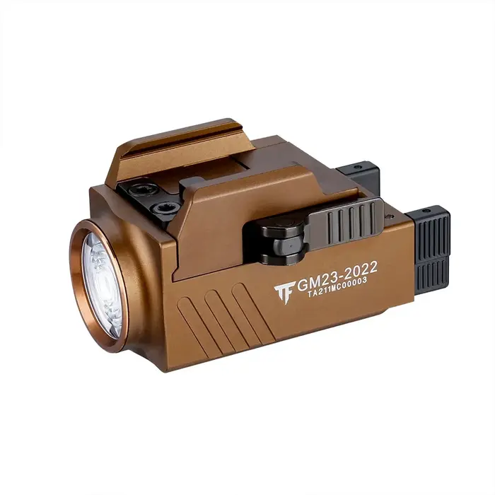 Olla fire-Mini lampe de poche LED, lampe torche aste USB compacte, dégagement rapide, GM23, 800 lumens, DulWeapon, Gl0ck