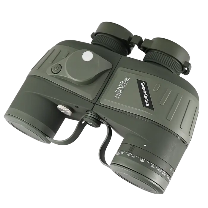 SHOOINOPTICS jumelles 7X50 boussole nautique FMC azote flottant imperméable pour la chasse observation des oiseaux NAVIG