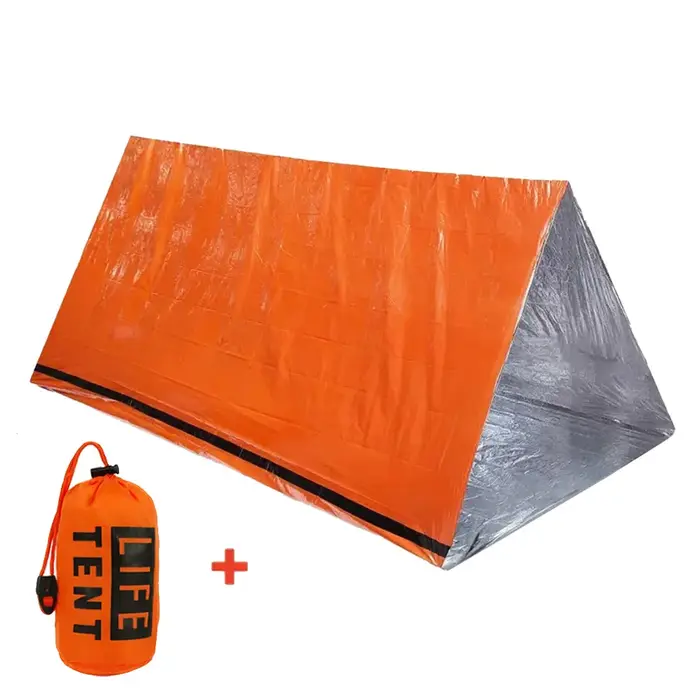 Tente d'urgence 2 personnes imperméable pour camping