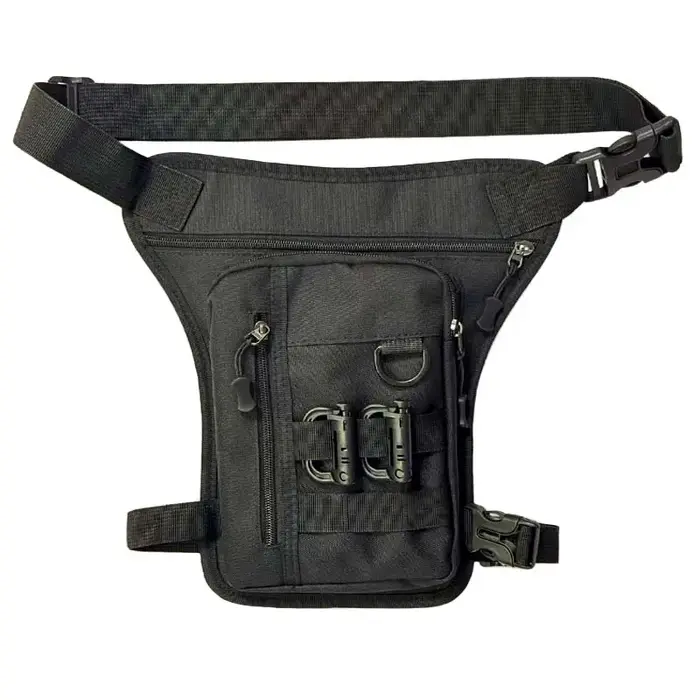 Sac de taille et de jambe d'extérieur pour hommes, sac à bandoulière décontracté, sac de sport, sac de randonnée multifonctionnel