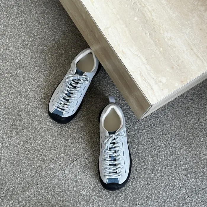 Chaussures de montagne en cuir pour femme, nouvelle collection printemps, à semelle épaisse, style d