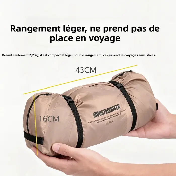 Mountainhiker Tente-lit de camping d'extérieur