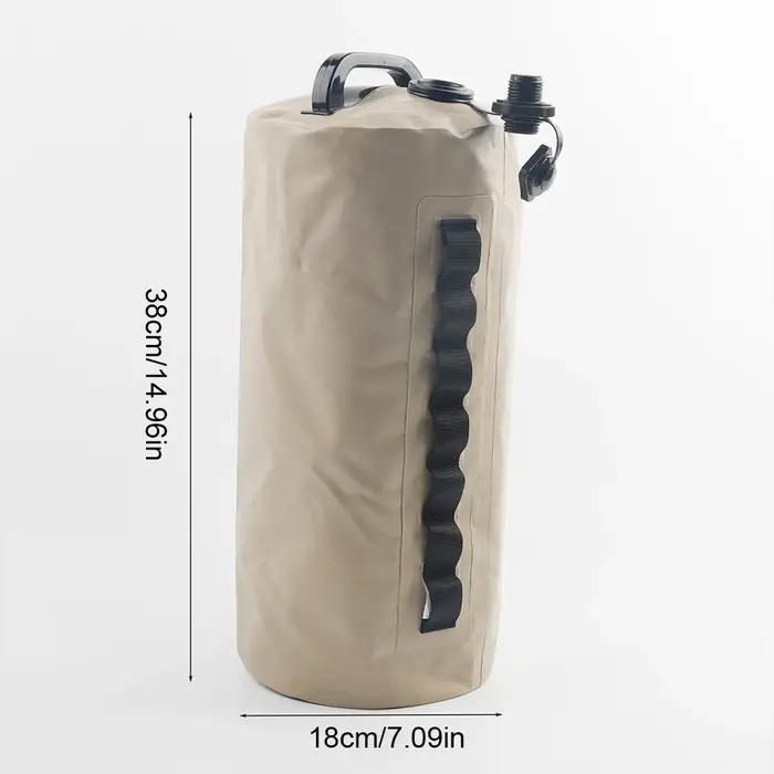 Sac flottant multifonctionnel pour bouteille d'eau, conteneur de 10 kg, contrepoids de tente, sac d'eau en PVC pour la natation, la dérive et le surf en extérieur